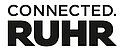 in Schwarz auf weißem Grund: Connected.Ruhr